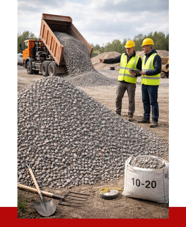 Гранитный щебень фракция 10-20 в Новомосковске от 4337 руб.|ПРОНЕРУДНвм