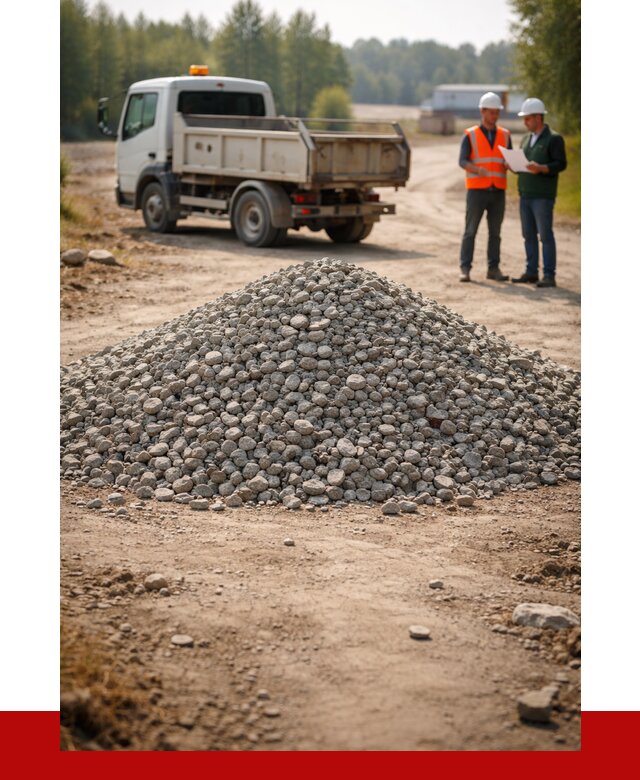 Гравийный щебень фракция 20-40 в Новомосковске от 1239 р. | ПРОНЕРУДНвм