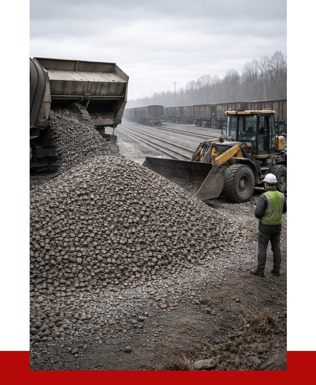 Купить железнодорожный щебень в Новомосковске от 2891 р. | ПРОНЕРУДНвм