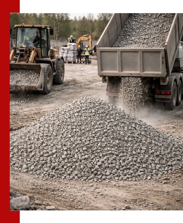 Вторичный щебень фракции 5-20 в Новомосковске — доставка и продажа крупнотоннажно