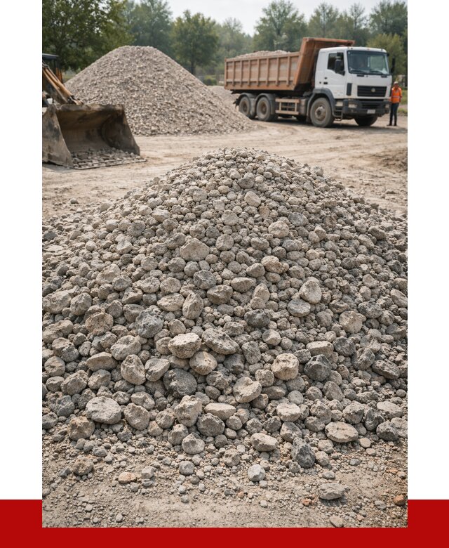 Вторичный щебень фракция 20-40 в Новомосковске от 2272 р ПРОНЕРУДНвм