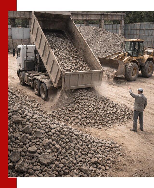 Вторичный щебень фракция 20-40 с доставкой в Новомосковске