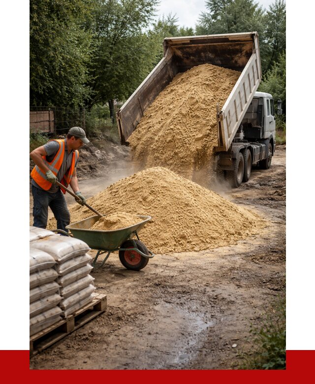 Купить песок с доставкой в Новомосковске от 1859 р. | ПРОНЕРУДНвм