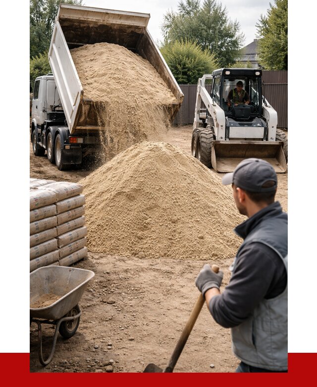 Мытый речной песок с доставкой в Новомосковске от 1497 р. | ПРОНЕРУДНвм