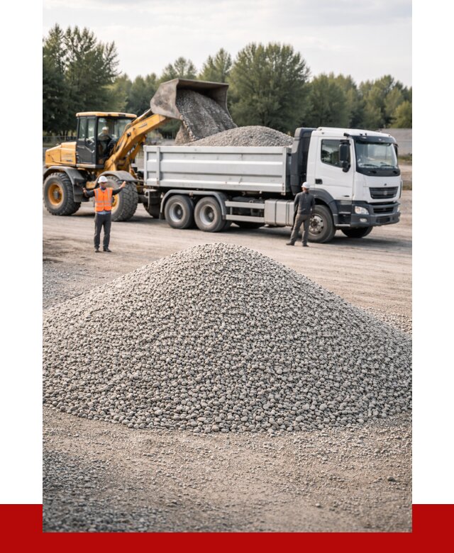 Купить мытый гравий в Новомосковске от 3614 р, доставка ПРОНЕРУДНвм