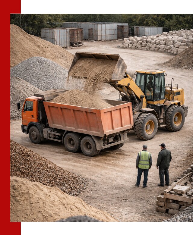 Доставка сыпучих смесей и смесей для стройки в Новомосковске