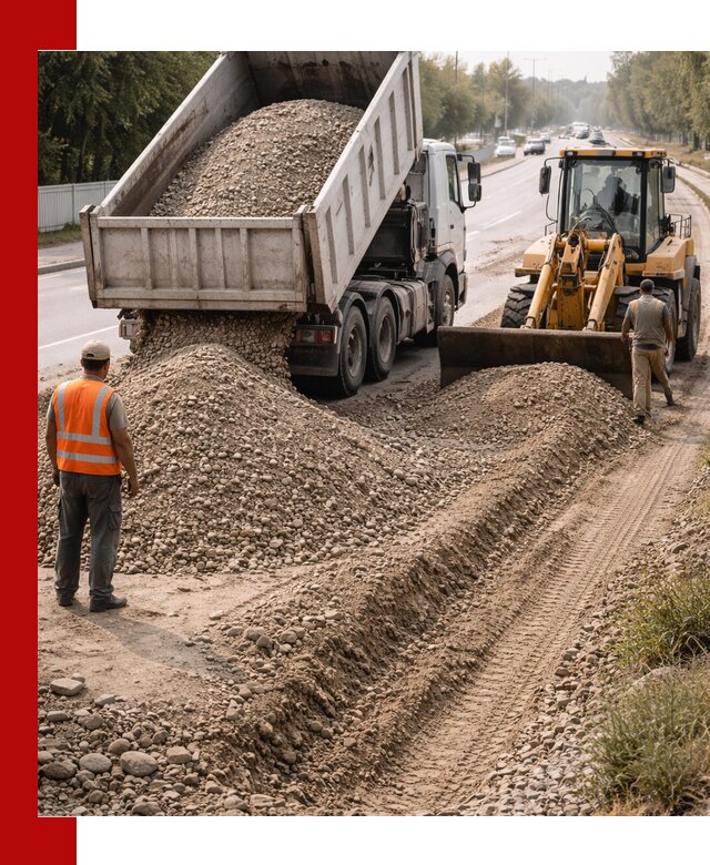 Опгс для устройства дорог и подсыпки в Новомосковске
