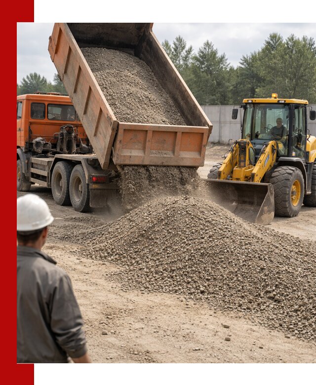 Доставка щпс С8 самосвалами в Новомосковске от производителя