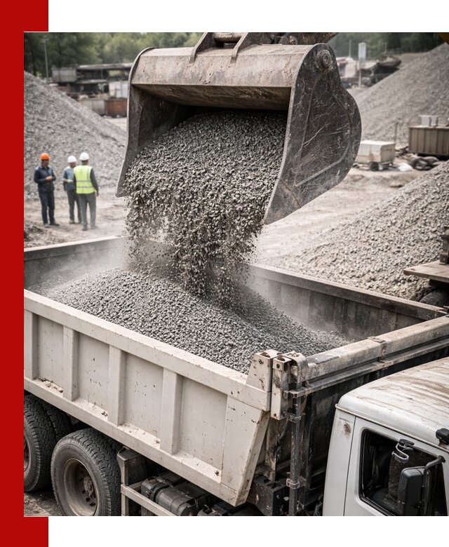 Отсев и крошка для строительства и дорожных работ в Новомосковске