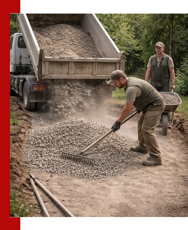 Каменная крошка для дорожек с доставкой в Новомосковске