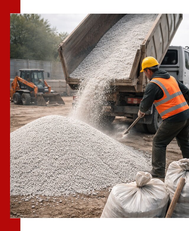 Доставка перлита вспученного в Новомосковске оптом и в розницу