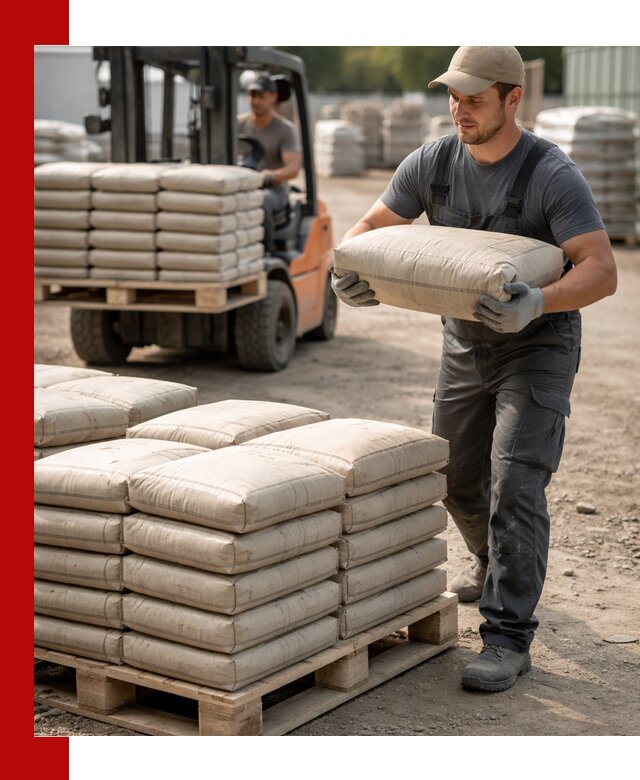Доставка цемента в мешках оптом и в розницу в Новомосковске