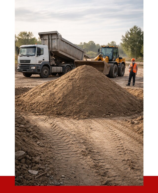 Купить песчаный грунт с доставкой в Новомосковске от 4337 р. | ПРОНЕРУДНвм