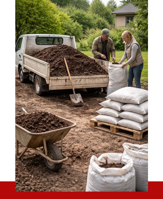 Перегной в мешках с доставкой в Новомосковске от 2272 р. | ПРОНЕРУДНвм