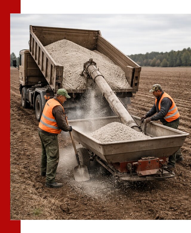 Доставка и продажа суперфосфата оптом и в розницу в Новомосковске