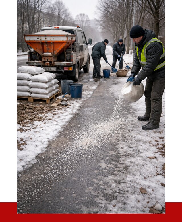 Реагент против гололеда в Новомосковске с доставкой от 4646 р. | ПРОНЕРУДНвм