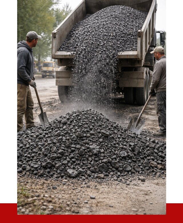 Дробленый асфальт в Новомосковске от 2891 р. с доставкой | ПРОНЕРУДНвм
